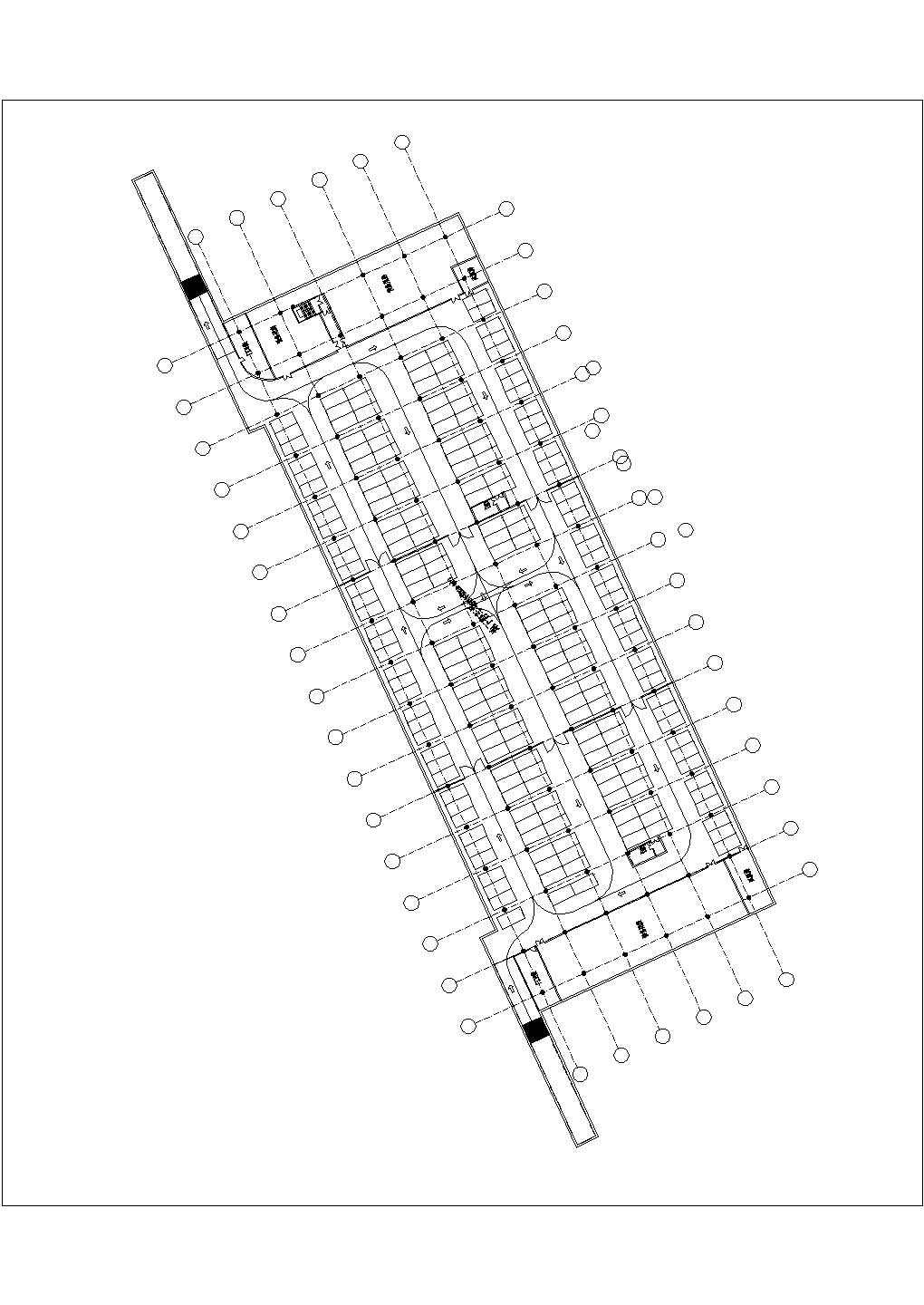 某东莞市民中心工人文化宫地下室CAD设计图纸