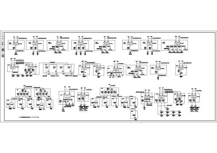 详图设计_某商业广场应急照明系统图_图1