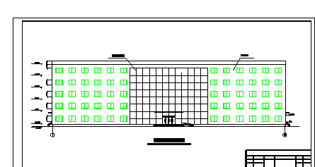 6812平米五层高职教学楼毕业设计（含计算书、部分建筑、结构图）-图二