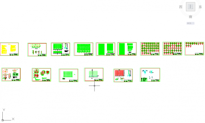 五套cad常用运动场看台设计结构施工图纸_图1