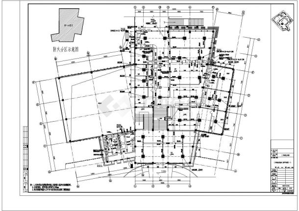 【成都】某广场会所暖通全套设计施工CAD图纸-图二