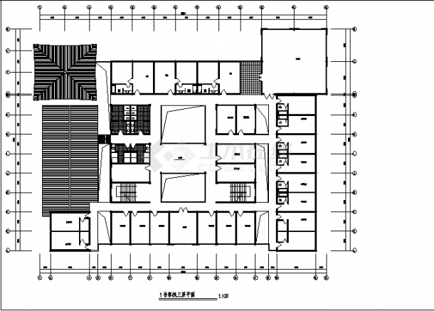 云南3层民居式客栈综合楼建筑设计施工cad图纸-图二