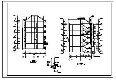 五层阁楼砖混住宅楼建筑施工cad图(含计算书，毕业设计)-图一