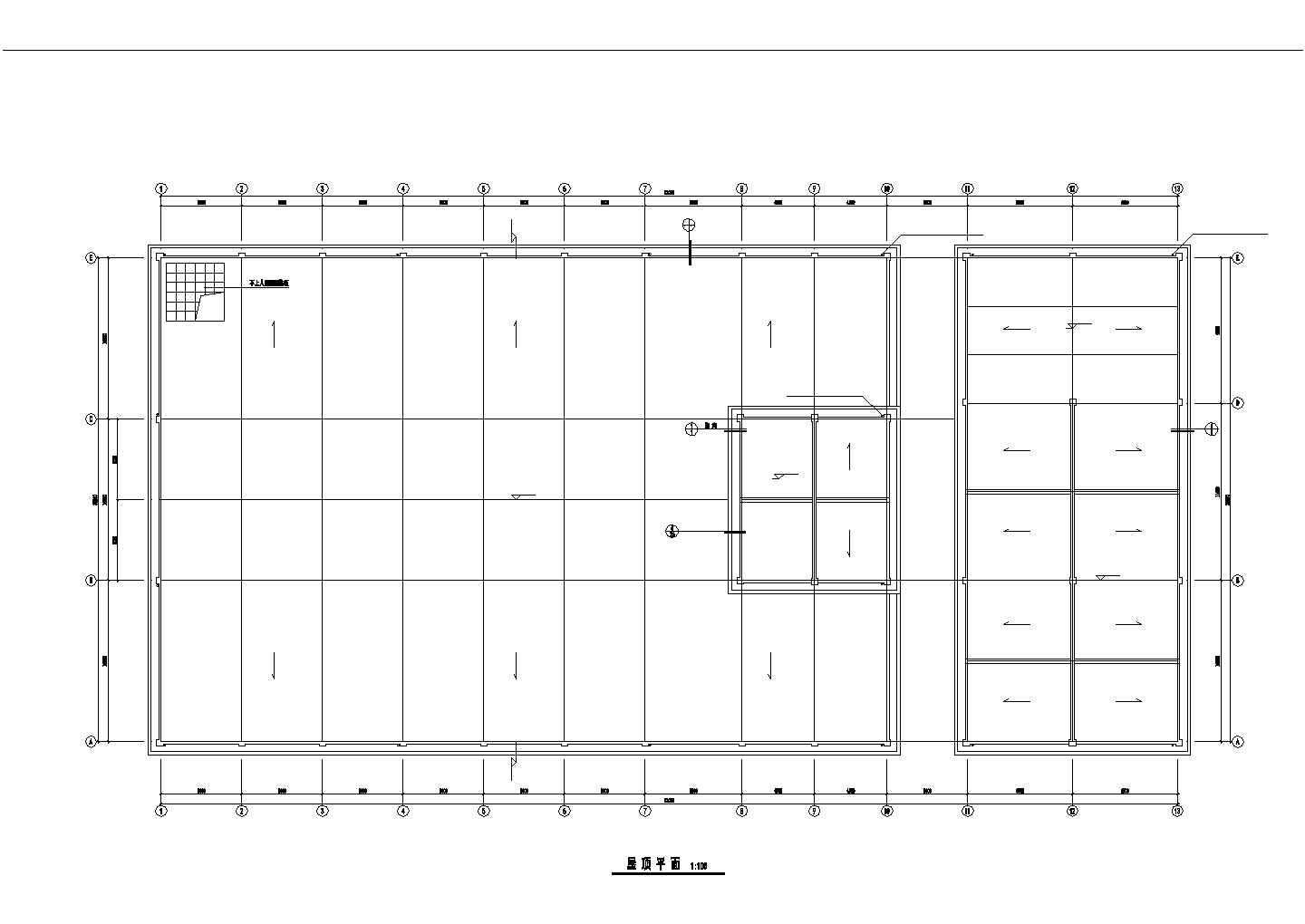 某地冷库建筑设计CAD图纸（共5张）