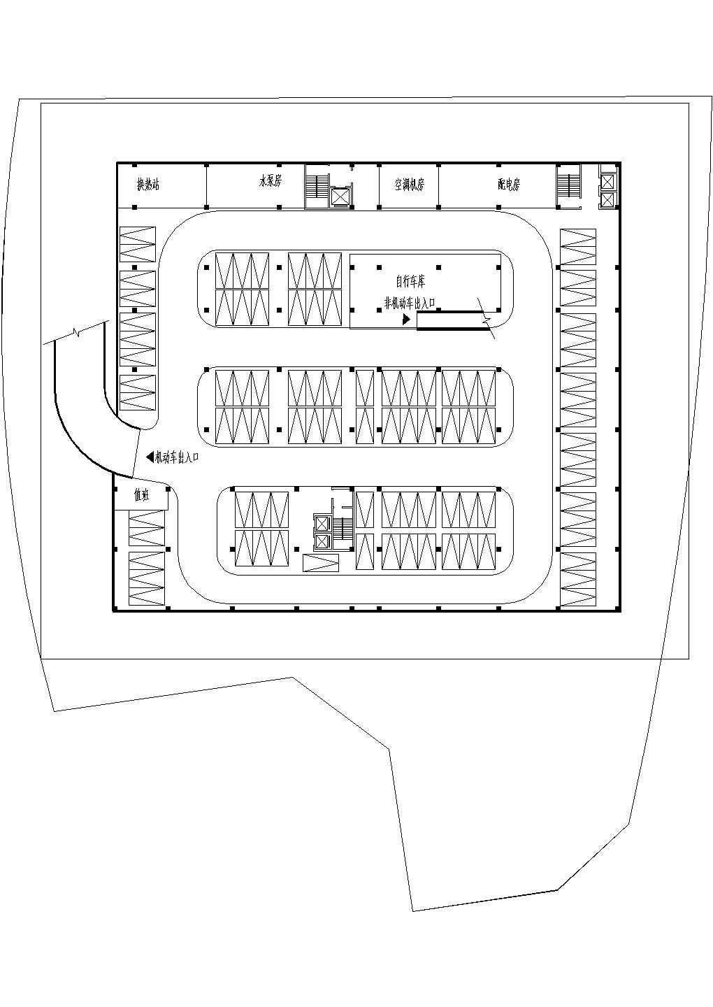 某市温岭文化馆CAD建筑设计总规划施工图纸