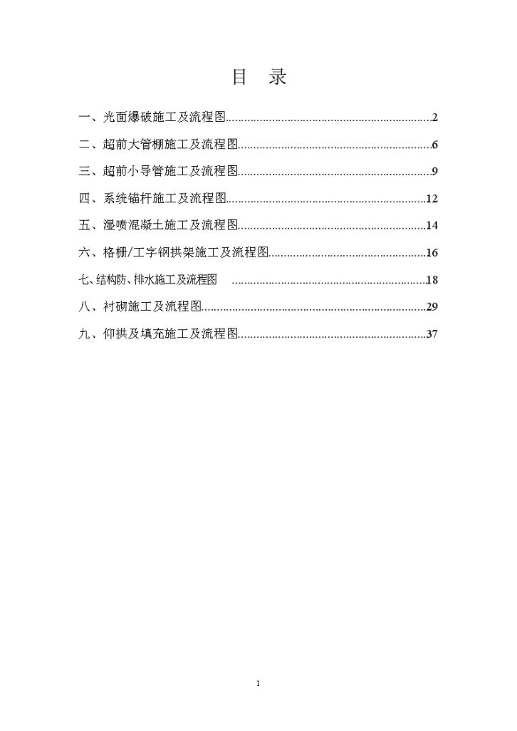 隧道施工工艺及流程图（共38页）-图一