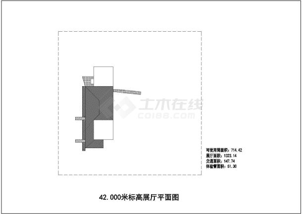 某世博会中国馆施工图国家馆平面图CAD建筑设计规划图-图一