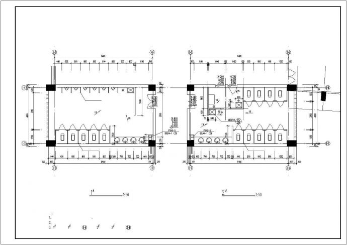 某地区技术学院教学楼中心方案设计CAD资料_图1