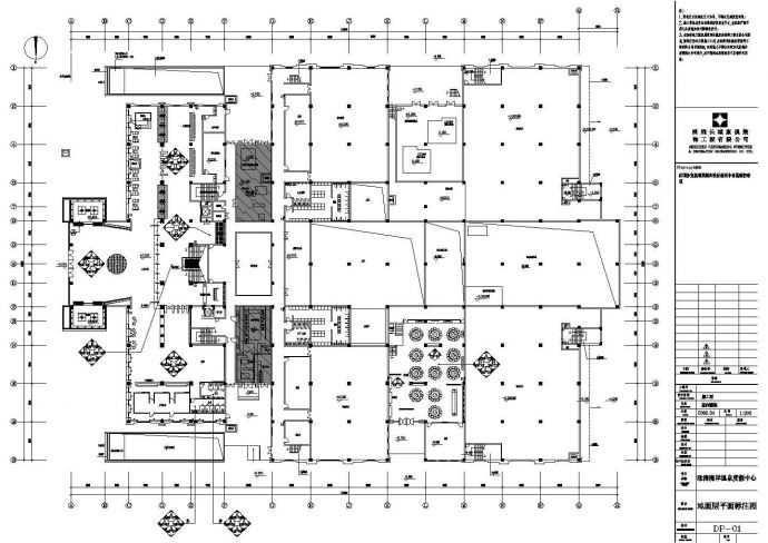 某珠海海泉湾海洋温泉中心地面层CAD平面图设计施工图_图1