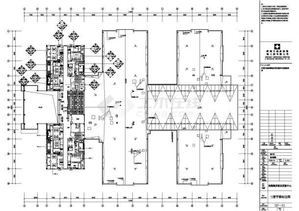 某珠海海泉湾海洋温泉中心三层平面图CAD设计施工图纸-图一