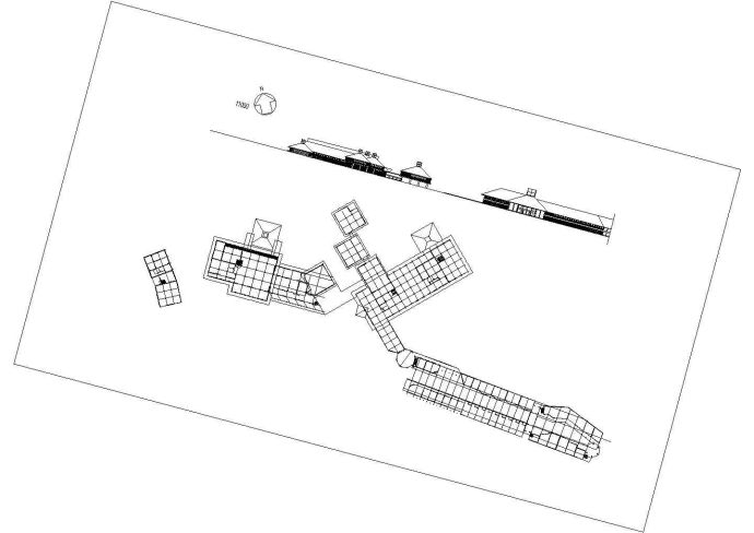 二层高尔夫俱乐部和会所方案设计图_图1