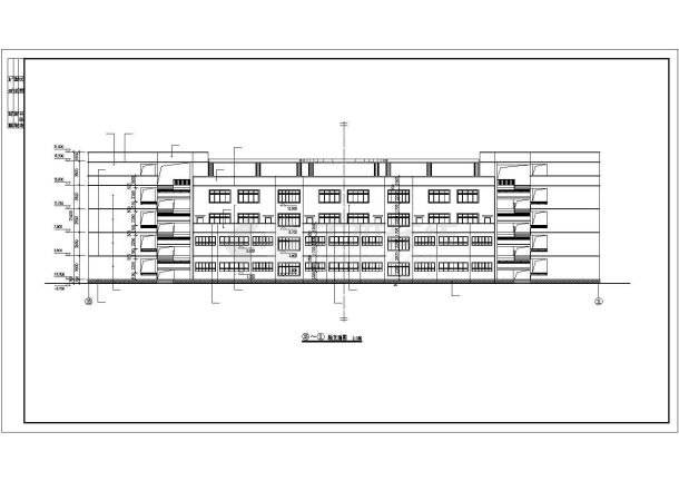 某市国际学校全套教学建筑方案设计施工CAD资料-图一