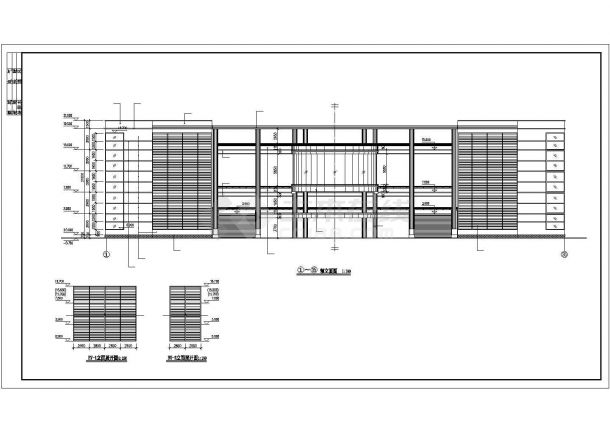 某市国际学校全套教学建筑方案设计施工CAD资料-图二