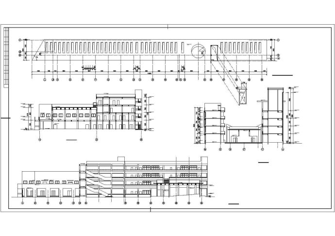 某市国际学校综合楼全套建筑设计施工CAD资料_图1