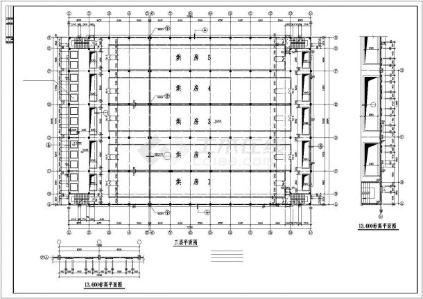 某地茂扬厂房建筑设计CAD图纸-图二