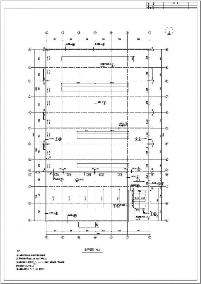 某广州本田汽车展厅CAD建筑设计施工图_图1