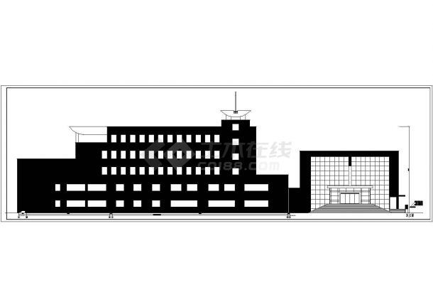 某省重点大型医学院艺术楼全套建筑设计施工CAD资料-图一