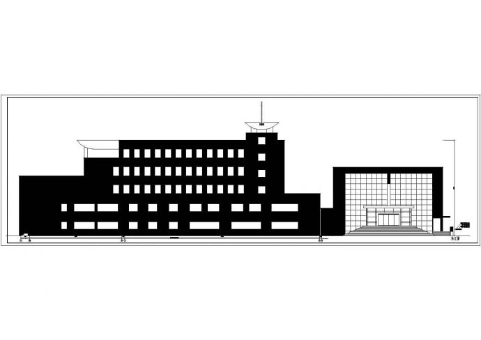 某省重点大型医学院艺术楼全套建筑设计施工CAD资料_图1