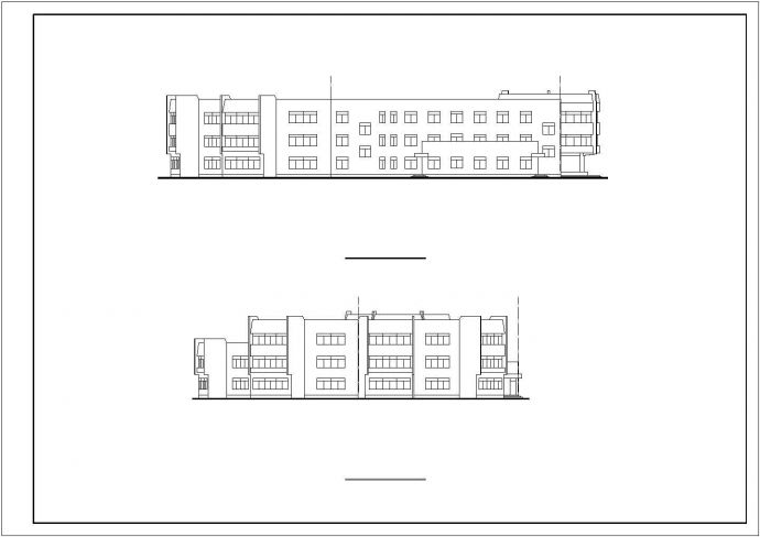 某省重点高级幼儿园舞蹈综合楼全套建施设计CAD资料_图1