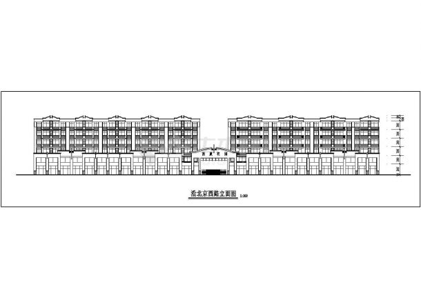 某西夏花园CAD建筑设计完整规划图-图一