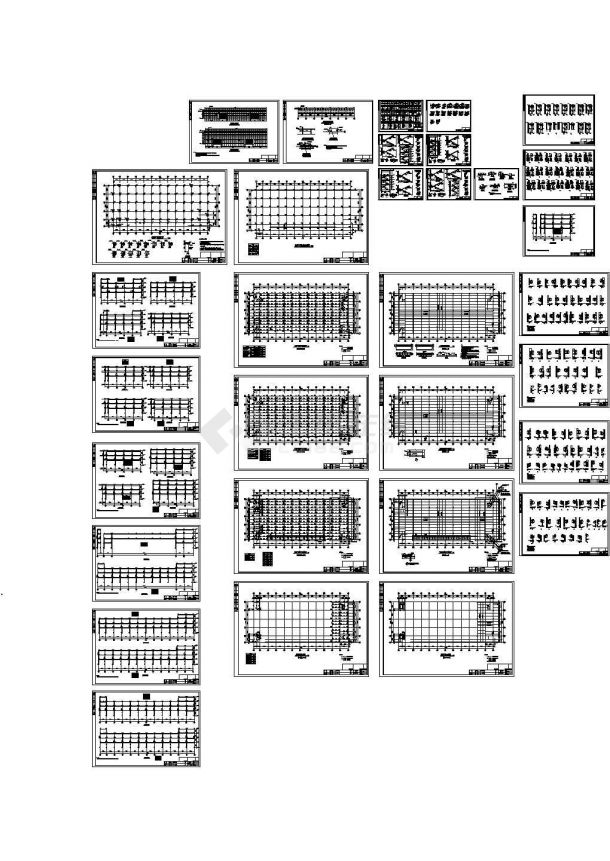 厂房设计_某多层钢结构工业厂房设计cad全套结构施工图（甲级院设计）-图二
