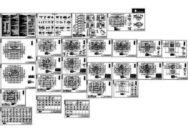 某地下2层地上18层高层剪力墙结构住宅楼设计cad全套结构施工图（含设计说明）-图一