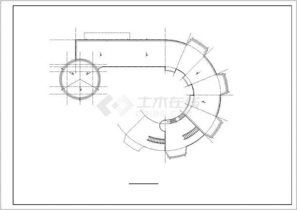 某2437平方米三层幼儿园建筑设计图(CAD，10张图纸)-图一