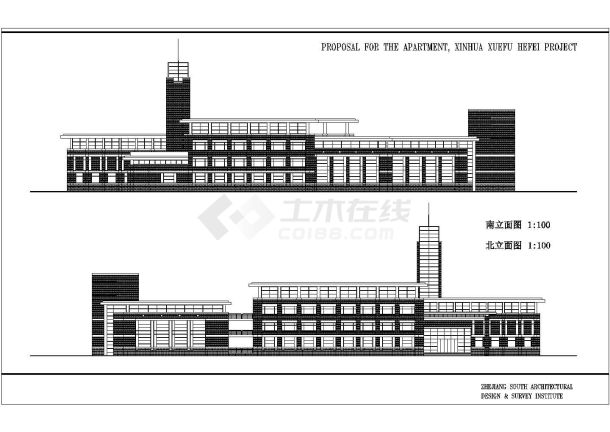 二十四班小学校建筑施工图纸-图二