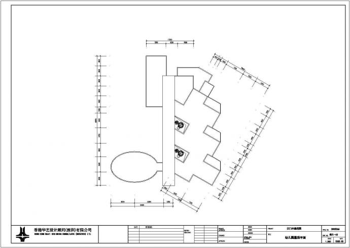 多层幼儿园建筑方案设计图纸_图1