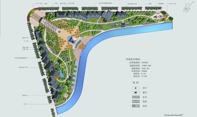 重庆某公园景观设计cad全套施工图（甲级院设计）_图1
