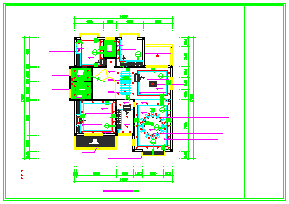  Chinese style decoration design CAD drawing of a garden villa in Dongguan - Figure 2