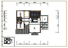 独立别墅装饰设计CAD施工图-图二