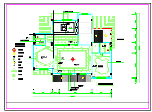 豪华别墅精装修设计CAD图纸_图1