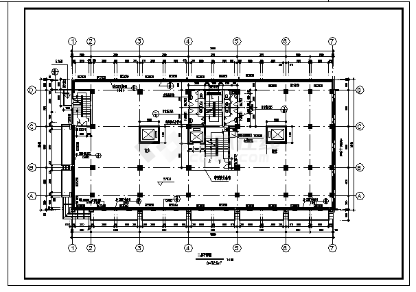 十一层带跃层住宅楼建筑施工cad图，共二十六张-图二