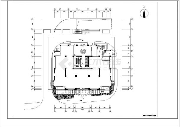 某花园商业街规划设计cad全套施工图（含单体设计，15张图）-图二
