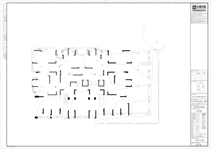 某建筑三层平面图CAD_图1