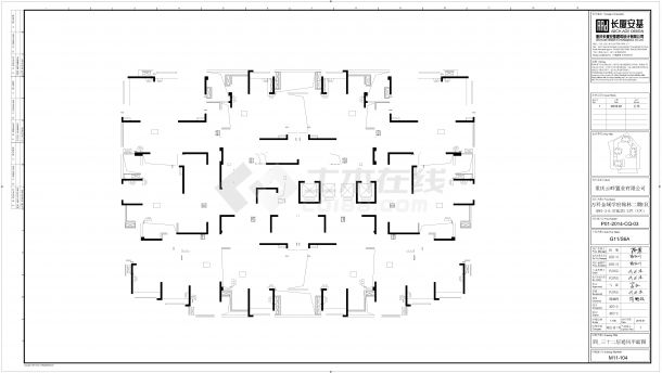 某建筑四-三十二层平面图CAD-图一