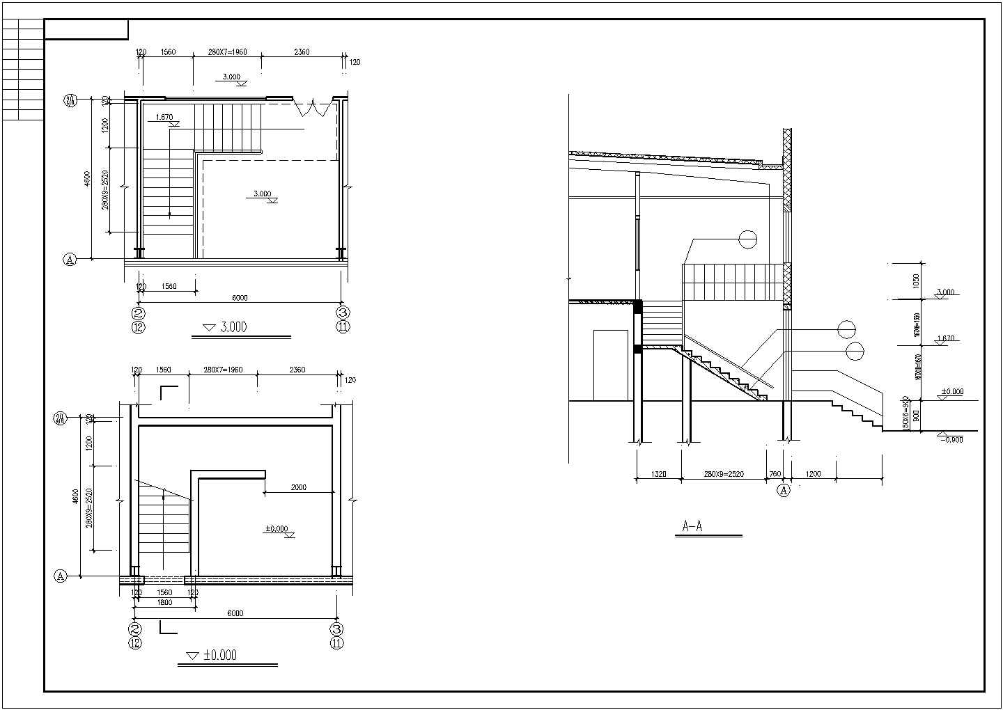 某钢结构厂房建筑设计CAD图纸