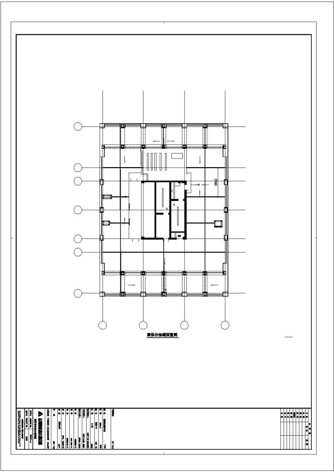 屋顶机房排气管道留置建设CAD规划图_图1