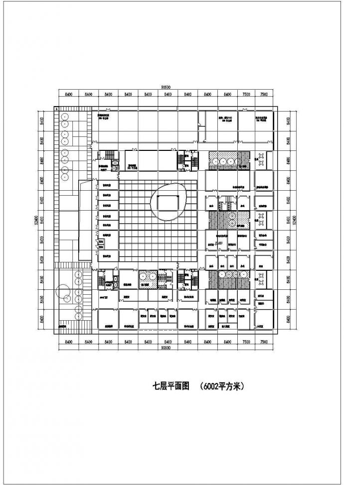 南开大学图书馆CAD建筑设计施工全套图纸_图1