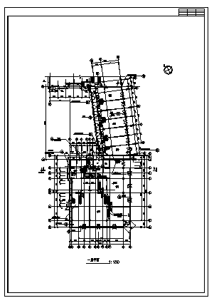 某十六层住宅小区建筑施工cad图，共七张_图1