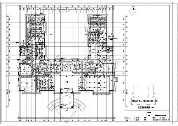 某5622平方米四层会所给排水消防CAD图纸-图二
