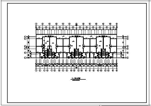 8178平方米某七层综合楼建筑施工cad图，共十一张