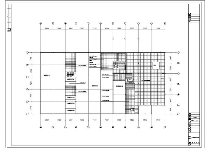 某比亚迪4S店CAD室内设计装修平面图_图1