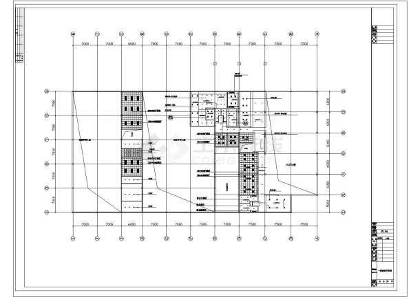 某比亚迪4S店CAD室内设计装修平面图-图二