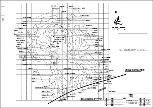 某国际园林花卉博览园莲花山公园规划设计cad全套施工图（含施工说明）-图二