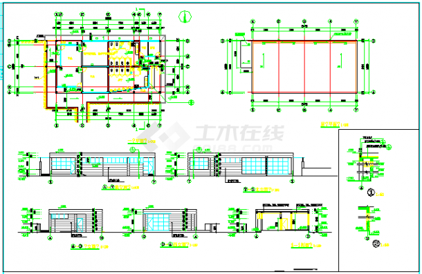 某大型建设工程CAD设计规划平面施工图-图一