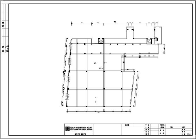 某商业街网吧CAD设计平面图纸_图1