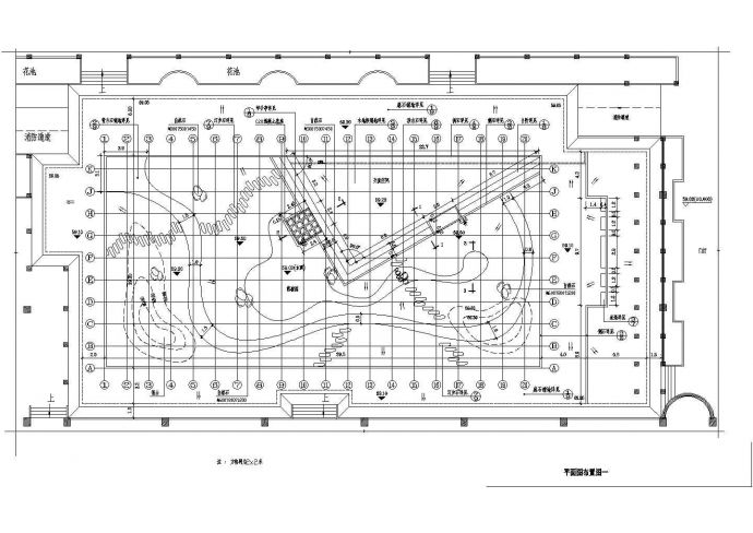 某住宅区CAD施工图平面布置图_图1