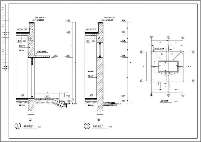 某长9.8米 宽9.1米 单层CAD砌体结构89平米市区公厕（建筑设计说明 平面 屋顶平面）_图1